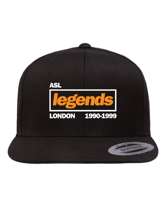 ASL Legends Flat Bill Snapback Cap