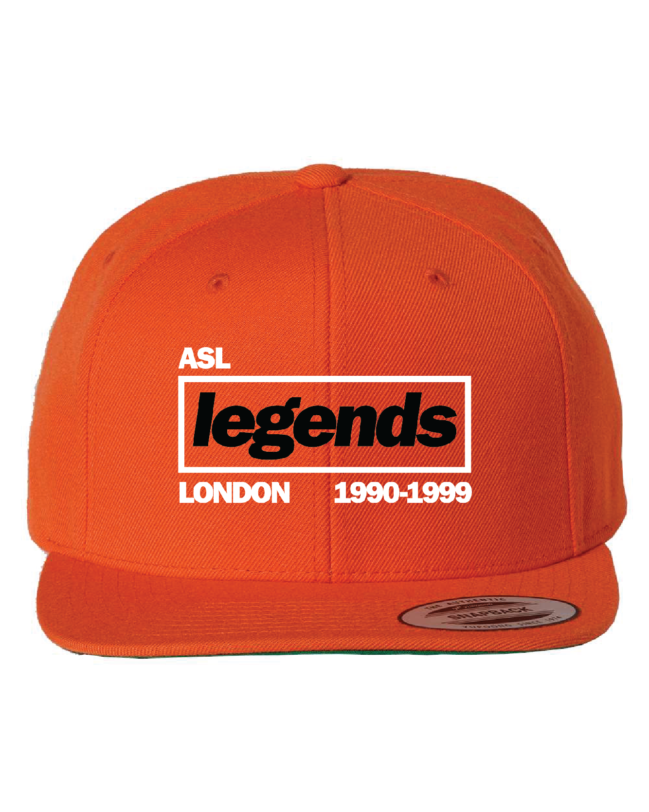 ASL Legends Flat Bill Snapback Cap
